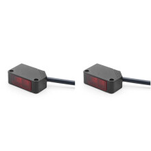 2X E3Z-R61 NPN Foto-Elektrische Straalsensor met Beugel Spiegelreflectie Foto-Elektrische Schakelaar Sensor 2m Bereik