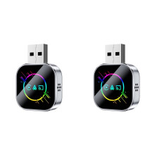 2X Carplay 3In1 Mirror Link Carplay Android Auto USB Dongle Adapter Wired Carplay to Wireless Plug AndPlay A