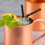 Copper Coated Drinking Cup 410ml Capacity Stainless Steel 7