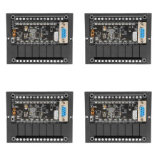 4X Contrôleur de Moteur PLC Contrôleur Programmable FX1N à 20MR Module de Retard de Relais Programmable avec Régulateur de Moteur à Coque