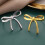 12Pcs Multifunctional Bows Design Napkin Rings Practical-GD 7
