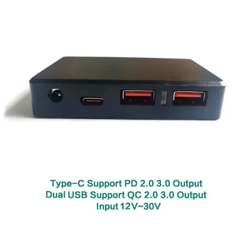 Solar Controller Regulator Spänningsstabilisator Inverter QC 2.0 3.0 Quick Charge Type-C PD  Output DIY Solar Charger 1