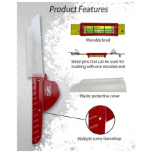 Picture Hanging-Tool with Level,Picture Hanging Level, Portable Picture Hanging Kit, Picture Hanger Level