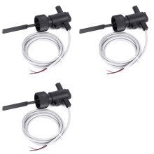 3X Wasserdurchflussschalter FS-10 100 V Hochpräziser Füllstandssensor Einstellbarer Schwimmerschalter Zur Wasserstandsregelung Durchflusssensor