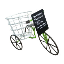 Support de pot de fleurs pour vélos rétro, conteneur-Vert
