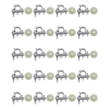 20Set 2500/3800 Chainsaw Spare Parts Chainsaw Oil Pump with Worm Drive Gear Fit for Chain Saw 25CC/38CC