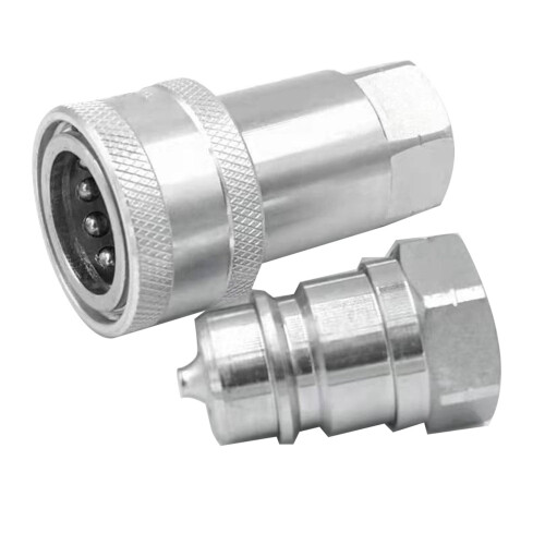 10X Quick Release Fitting ISO7241-A NPT Hydraulic Coupling Connector 1/2Inch Quick Change Interface 2
