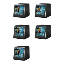 5X NM TV NMMiner TV 1060KH/S Hashrate Nerdminer V2 ESP32 BTC SOLO Lottery Miner & Gift Desktop Clock Black