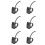 6X Electric Bicycle  Control Button Handlebar Mount Split Meter Switches Button for LCD Meter E-Bike Accessories 2