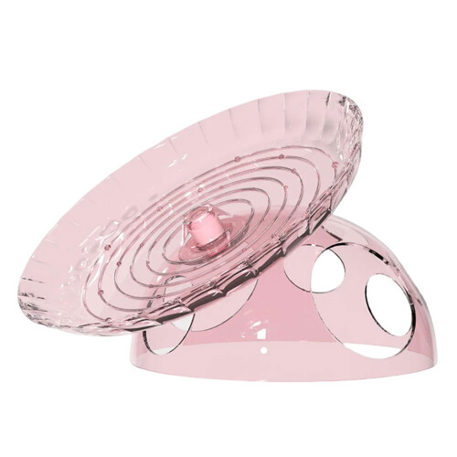 Roue de jeu interactive pour hamster avec forme de-rose