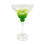 Cocktail Glass with Artistic Hand Painted Pattern-little 1