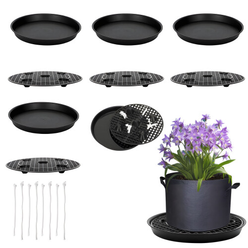 Plats d'horticulture 4 pièces avec fonction d'arrosage-UN