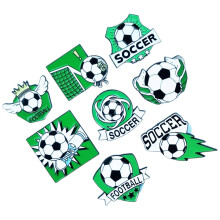 Badges de célébration de football, broches, cadeaux de fête,