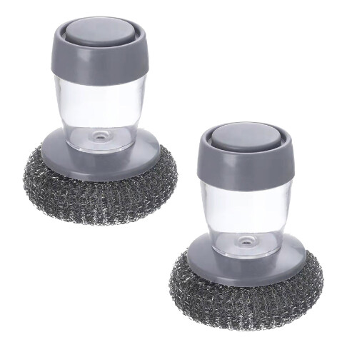 Brosse à récurer à distribution automatique de savon, avec-2