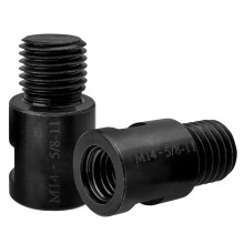 4 Pcs M14 A 5/8 Polegada-11 Adaptador Conversor de Rosca Rebarbadora Adaptador Conector de Eixo para Brocas de Núcleo de Diamante
