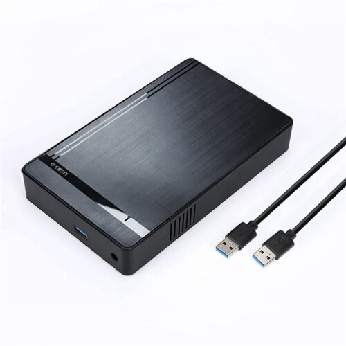 4X Caixa para HDD de 3,5 Polegadas  para Adaptador USB 3.0 Gabinete para Disco Rígido Externo para Disco SSD de 2,5/3,5 Polegadas HDD para PC e 2