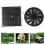3X Solar Panel Fan Kit 10in 100W Waterproof Solar Panel Round Ventilation Case Exhaust Fan 3