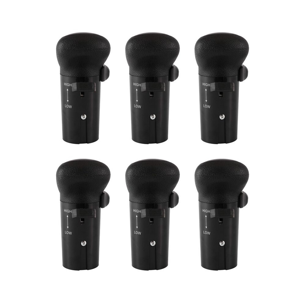 6X For 18 Speed Eaton Fuller Transmissions Gear Shift Knob With Range Selector A6918 Black 6031211906847