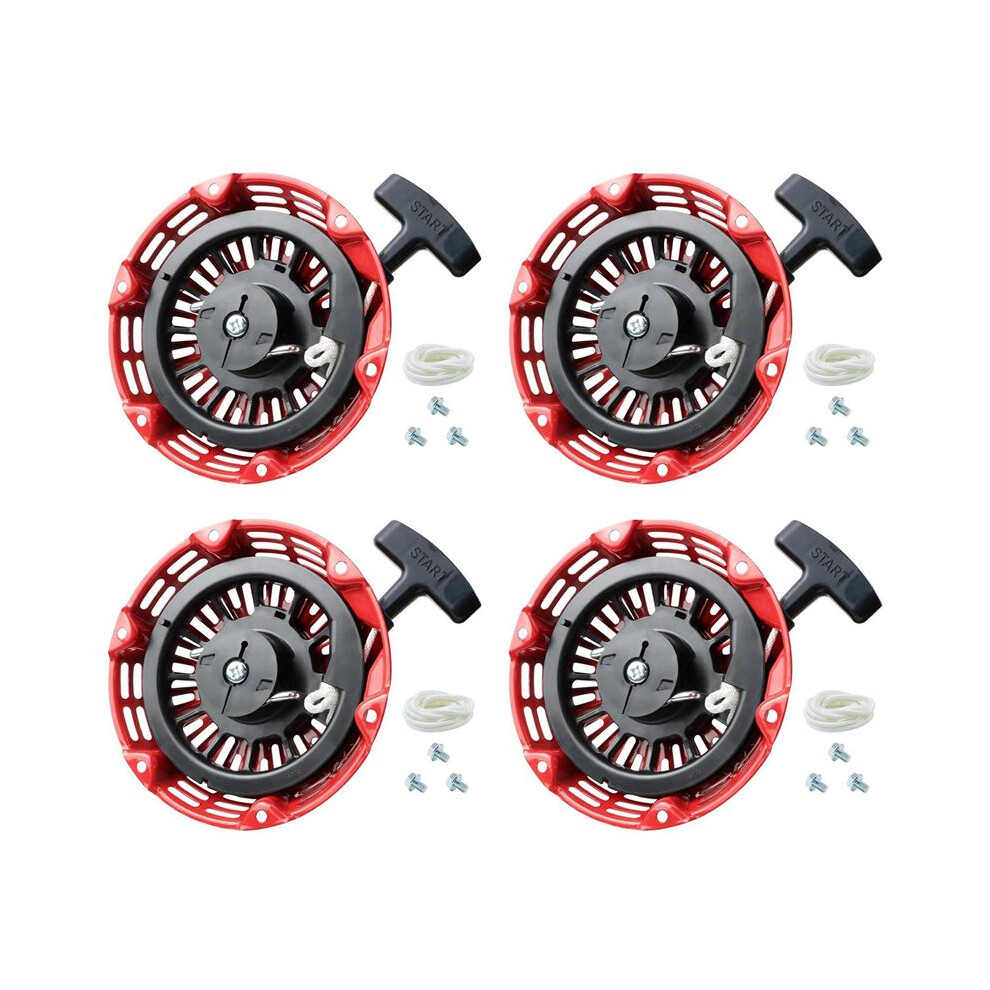 4X Pull Start Assembly For Gx200 Gx160 5.5 6.5Hp Engine With Curved Rod Pawl 28400-Z4m-306Zb 4712496556881