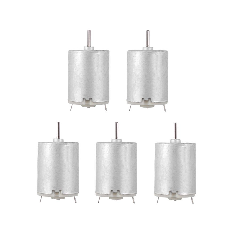 5X 8000Rpm 9V 68Ma High Torque Magnetic Cylindrical Motor Silver 4712478081486
