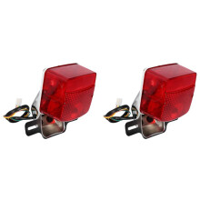 2X Motorrad LED BremsrüCklicht Blinker für GN125 125Cc GN125H HJ125-8