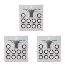 33Pcs Mist Maker Maintenance Kit, Ceramic Disk Ceramic Disk Key Replacement Parts Kits for Fog Machine