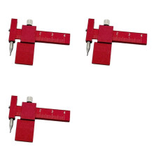 3X Modèle Règle de Traçage Équidistante Traceurs Parallèles Créer un Contour Isométrique Traceur Parallèle Outils de Construction