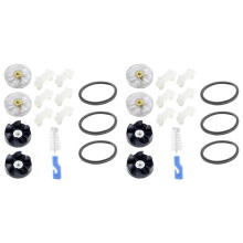 28Pcs Blender Replacement Kit for Nutribullet 900W 600W Silicone Rubber Gaskets Seal O Ring Shock Pad Motor Top Gears