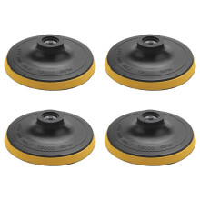 4X Polierteller Stuetzteller Schleifteller Klettteller M14 Forte Poliermaschine Neu K1 Gewindedurchmesser: 125MM