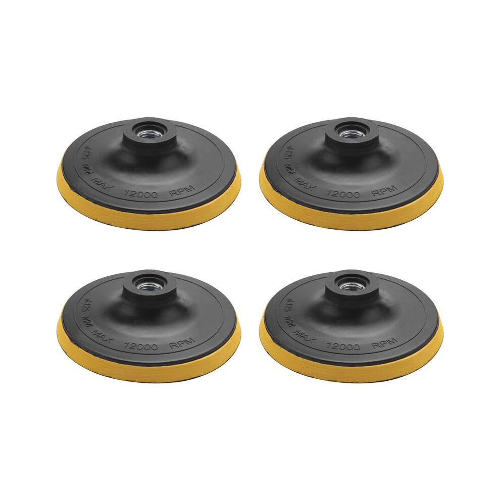 4X Polishing Pad Backing Pad Sanding Pad Pads M14 For Polishing Machine New K1 Thread Diameter: 125Mm 6031978922050