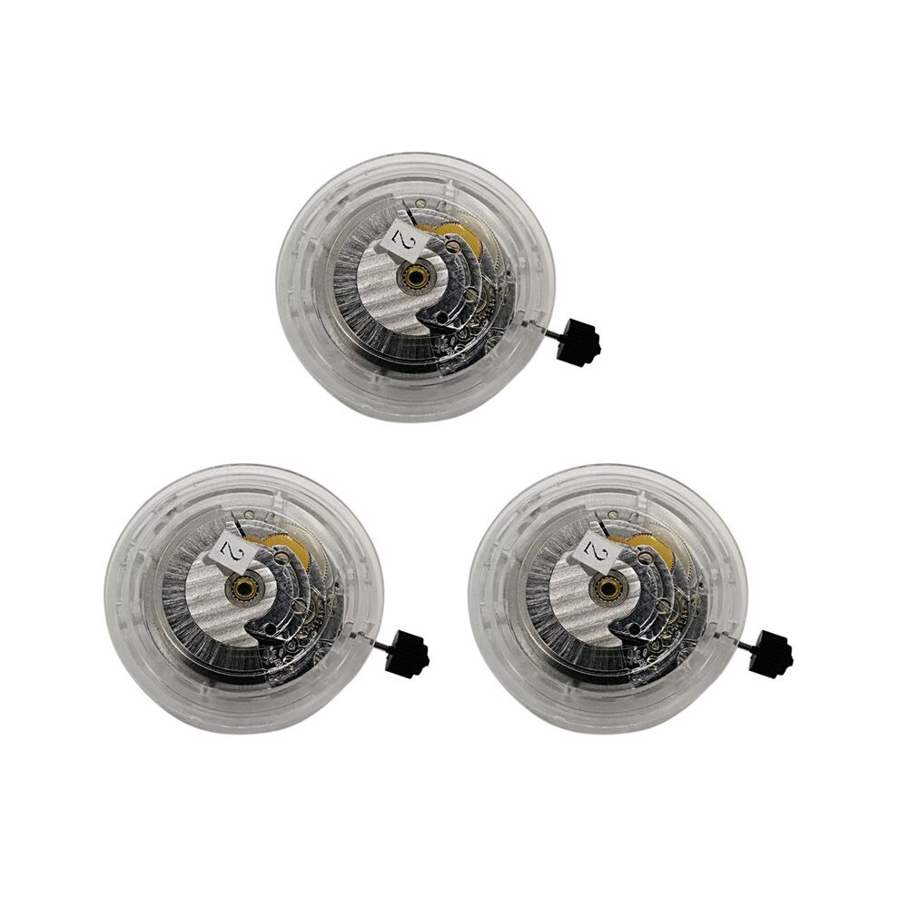 3X Eta 2824 Movement Replacement Mechanical Automatic Movement Date Display Watch Repair Tool Silver 6033733757402