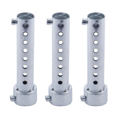 3X Silver Motorcycle Exhaust Can Muffler Insert Baffle DB Killer Silencer 35mm X 140mm