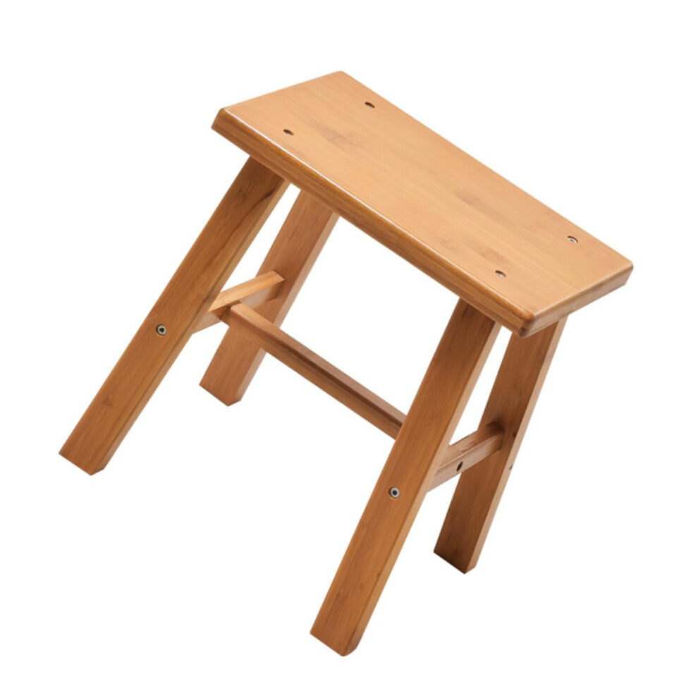 Foldable Bamboo Step Stool for Kids, ChildFriendly Stable Platform, Small Potty Training Stool