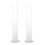 2X Lab Set 250mL Clear White Plastic Liquid Measurement Graduated Cylinder 1
