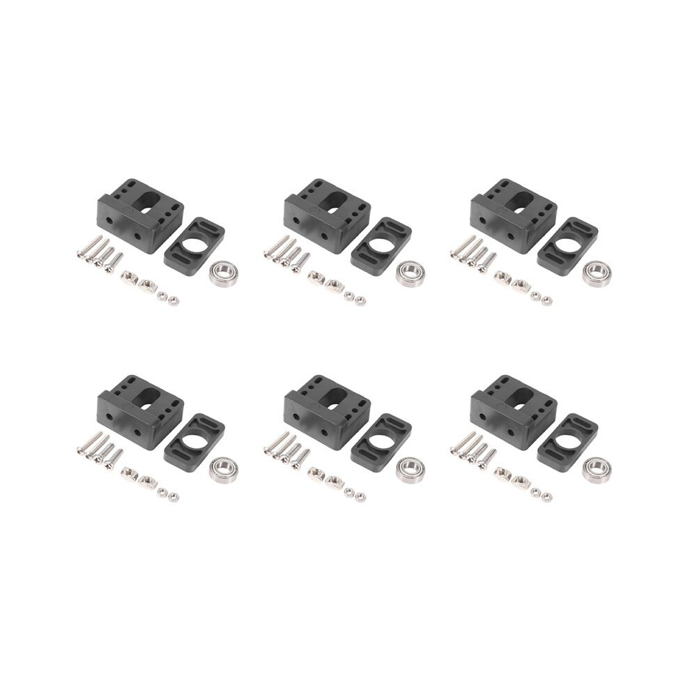 6X Z Axis Lead Screw Fixing Block Aluminum Block 3D Printer Lead Screw Fix Mount For Cr-10 3 Z-Rod Bearing Holder 6031897819080