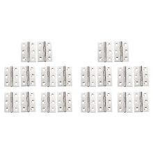 20pcs Stainless Steel 2 Inch 4.4x3.1cm Cabinet Door Hinges Hardware