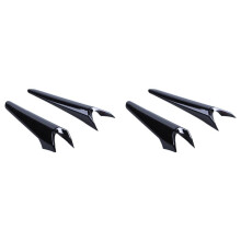 4x voor 3 Axela 2017 Mistlamp Wenkbrauw Cover Trim Sticker Dagrijverlichting Decoratie Covers