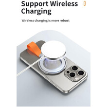 2X Mångsidig Magnetisk Telefonhållare med Justerbart Stöd, Komfortgrepp, i Elegant Svart-Orange