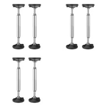 3X Stainless Steel Telescopic Support Rod Cabinet Support Rod High Hardness Sink Support Bracket Load-Bearing 300 Kg
