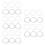 Spock Classic Guitar 30x Strings SC12 Nylon Silver Plating Set Superlätt Akustisk Gitarr Musikinstrument 2