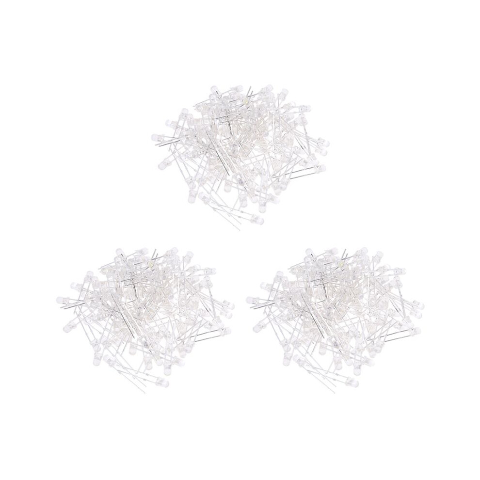 3Mm Led 300Pcs Emitting Diode White/Light 6032845775021