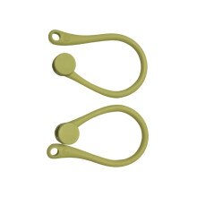 Ear Hooks for AirPods 1 2 3 Yellow Antislip Secure Fit Ergonomic Design for Running and Fitness