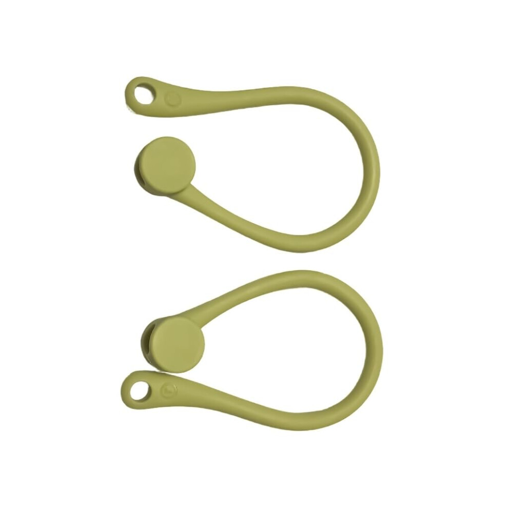 Ear Hooks For Airpods 1 2 3 Antislip Secure Fit Ergonomic Design For Running And Fitness Yellow 9092120094039