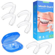 2025 Upgrade Night Guard for Teeth Grinding and Clenching, Custom Fit Dental Mouth Guard, 8 Pack Clear
