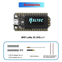 3X Upgrade Heltec WiFi LoRa 32(V4) ESP32S3+SX1262 BLE LoRa Node Meshtastic LoRaWAN-Kompatibel 28 DBm Sendeleistung