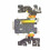 5X DCB609 BMS PCB 21700 Lithium Battery Charging Protection Board for  20V for FlexVolt 60V DCB606 DCB612 8