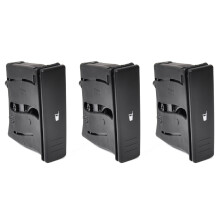 3X Car Center Console Cup Holder Card Slot for- 9N 2002 2003 2004 2005 2006 2007 2008 2009 2010 6Q0 858 602