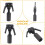27059  Bearing Puller for Slide Hammer,2-Jaw Puller  Bearing Removal Tool,for 5/8 X 18,3/4 X 16 Thread Rods 7