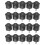 20 Pcs SPST Black Button /Off Round Rocker  AC 6A/125V 3A/250V 1