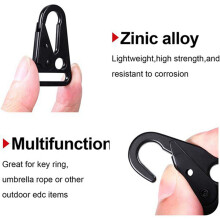 30 Pcs Enlarged Mouth Clip Sling Clasp Olecranon Hook for Sling Outdoors Bag Backpack,Carabiner Keychain Snap Hooks
